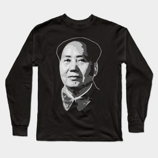 Mao Black and White Long Sleeve T-Shirt